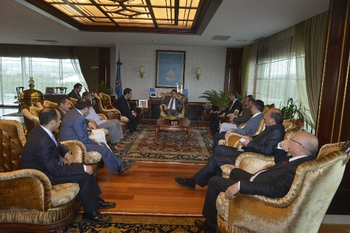 Başkan Gökçek\'e Anadolu Basın Birliği Platformu\'ndan Ziyaret