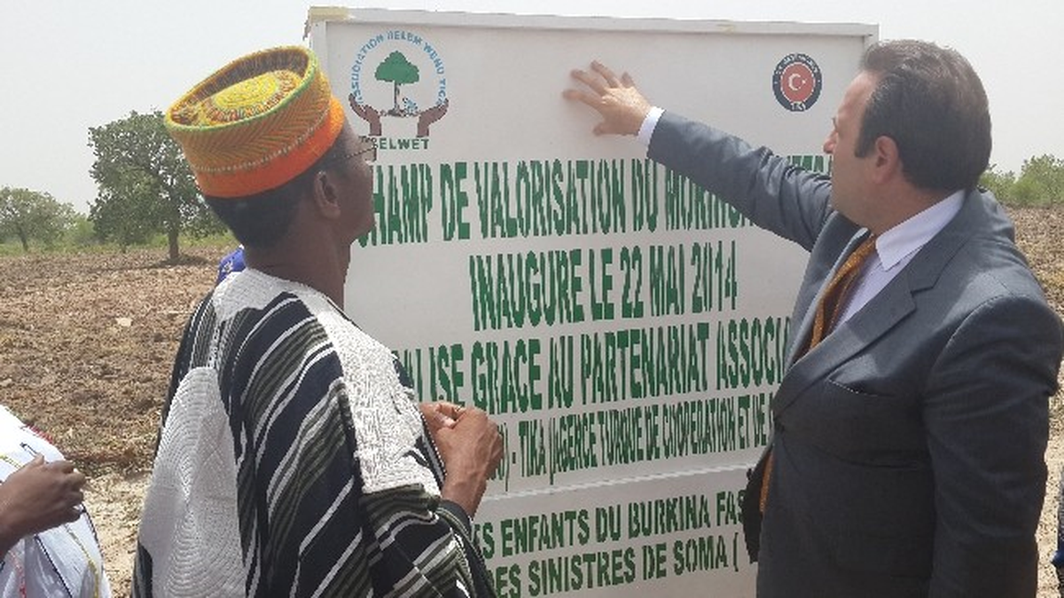 Burkina Faso\'da Fidanlar Soma Şehitleri İçin Dikildi