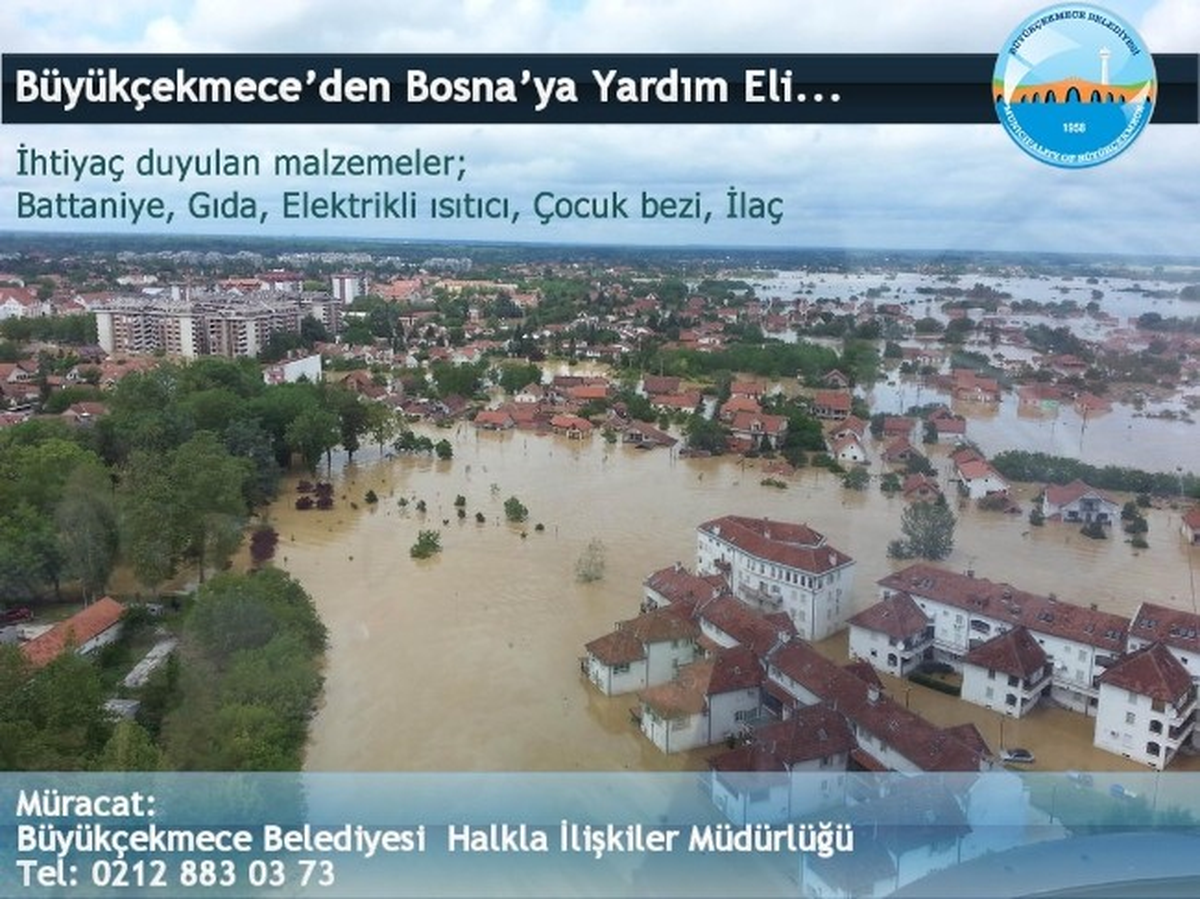 Büyükçekmece\'den Bosna Hersek\'e Yardım