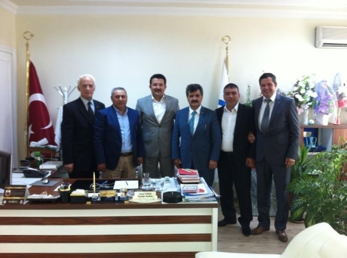 Esnaf ve Sanatkarlar Odası\'ndan Başkan Uysal\'a Ziyaret