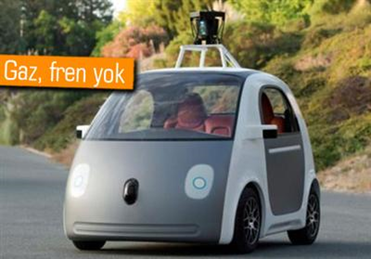 Google\'ın Akıllı Telefonla Kontrol Edilen Otomobili