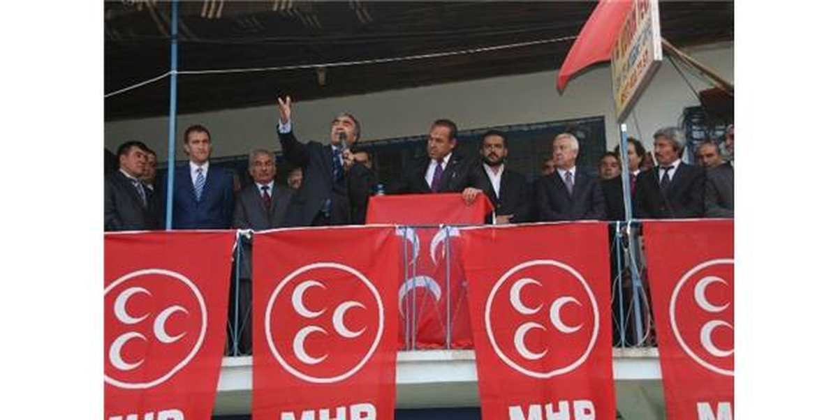 Mhp, Eymir Beldesinde Miting Düzenledi
