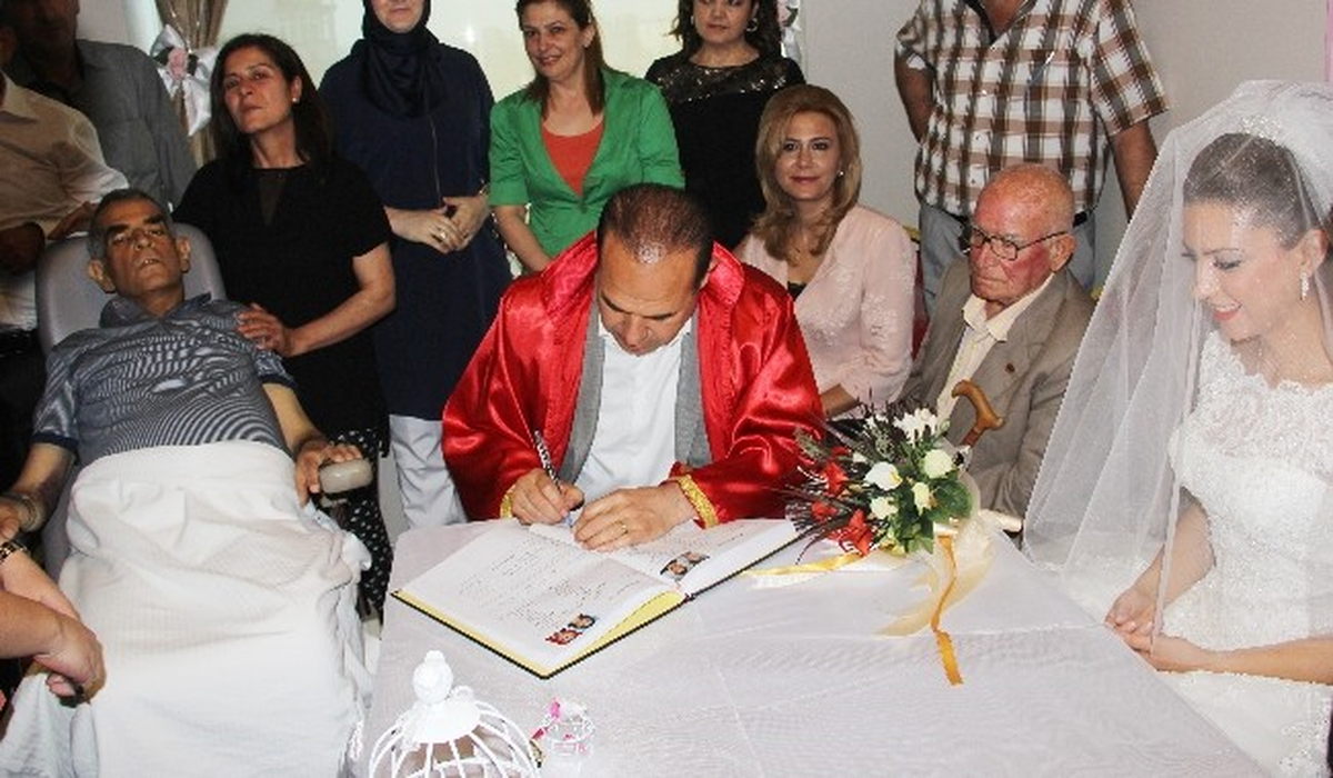 Hastane Odasında Nikah Töreni
