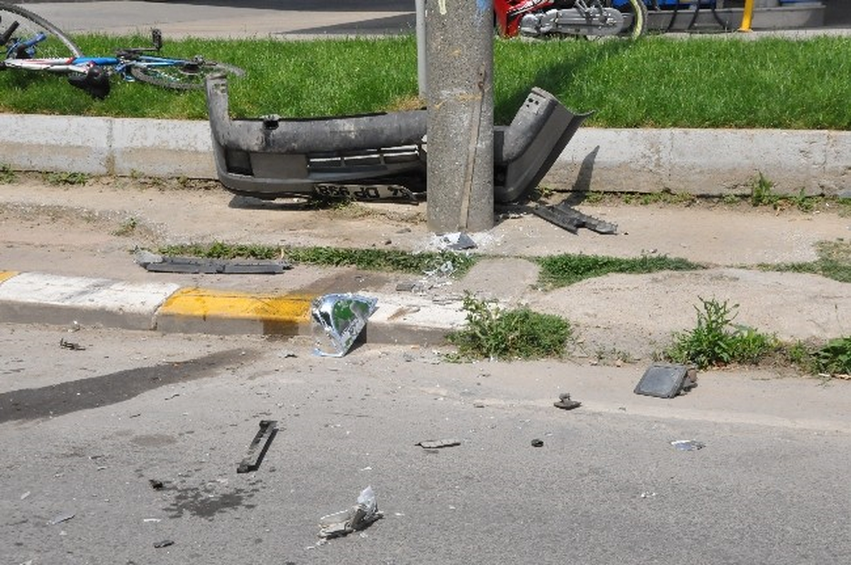 Trafik Kazasında İki Kişi Yaralandı