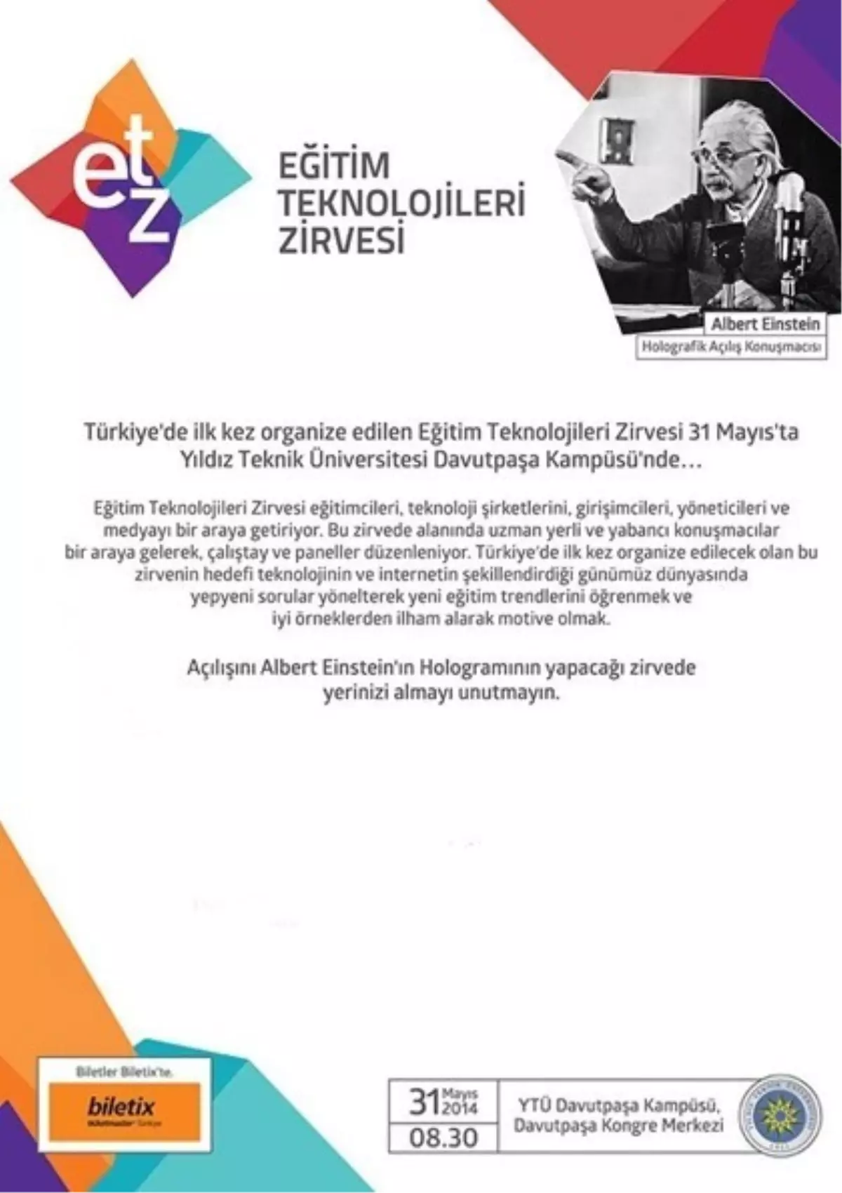 Ytü\'de Eğitim Teknolojileri Zirvesi