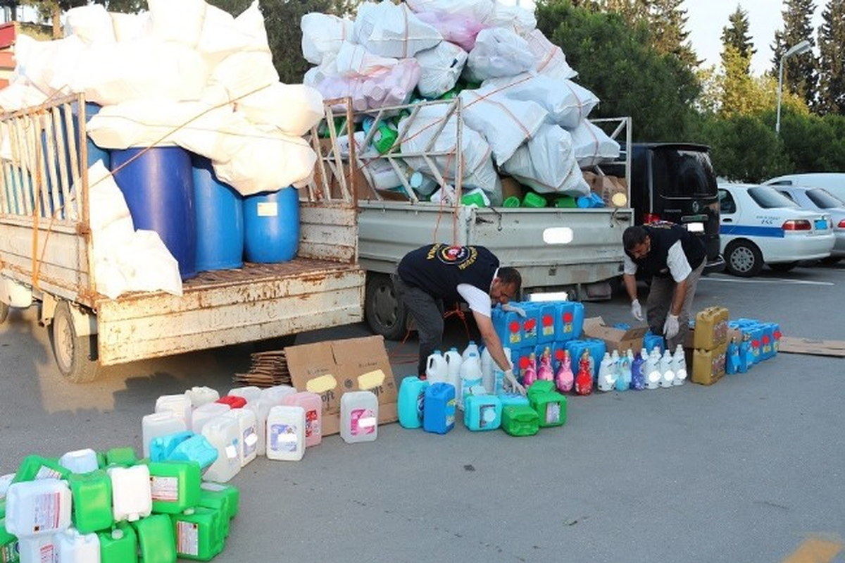 Adana\'da Sahte Deterjan Operasyonu