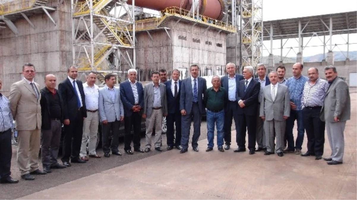AK Parti Yöneticileri Hekimhan Madenlerinde İnceleme Yaptı