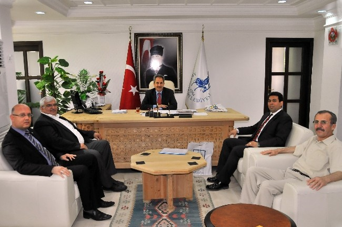 Başkan Akkaya\'ya Ziyaretler Sürüyor