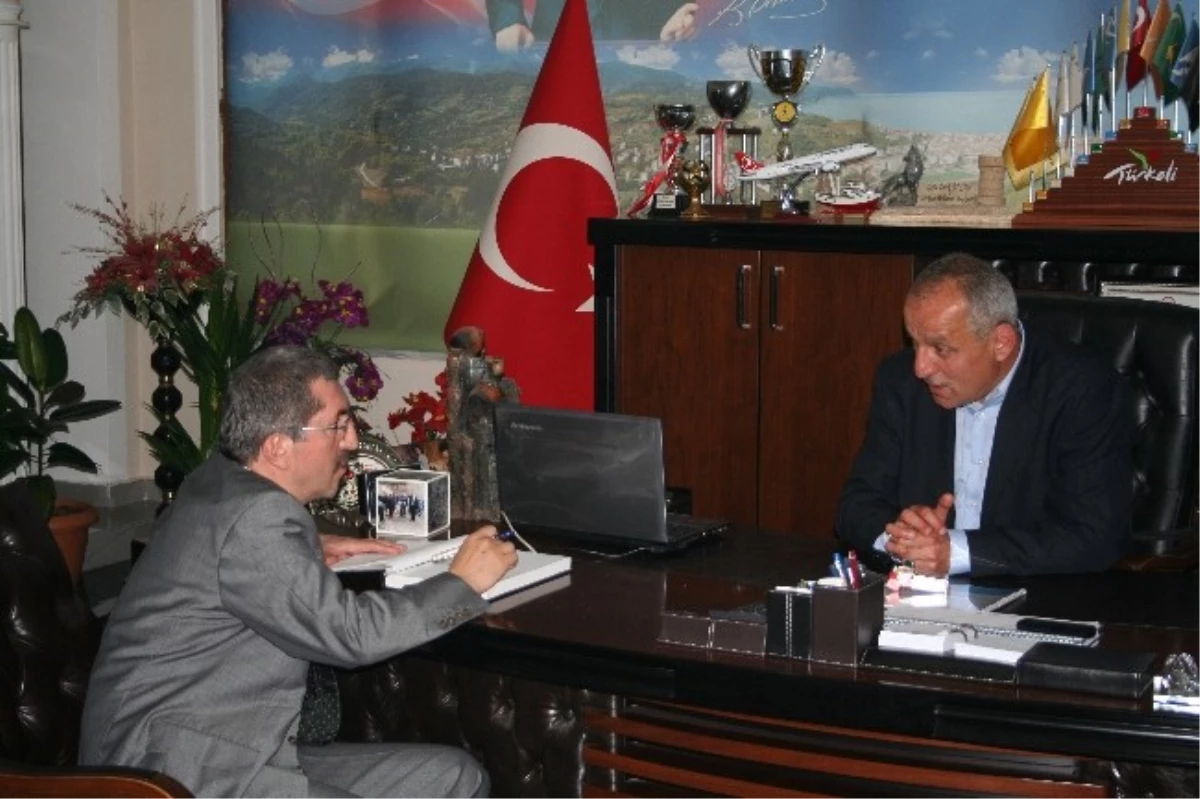 Başkan Vergili Türkeli Belediyesini Ziyaret Etti