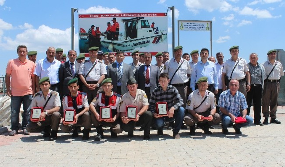 Beyşehir\'de Atanan Jandarma Personeline Veda Yemeği