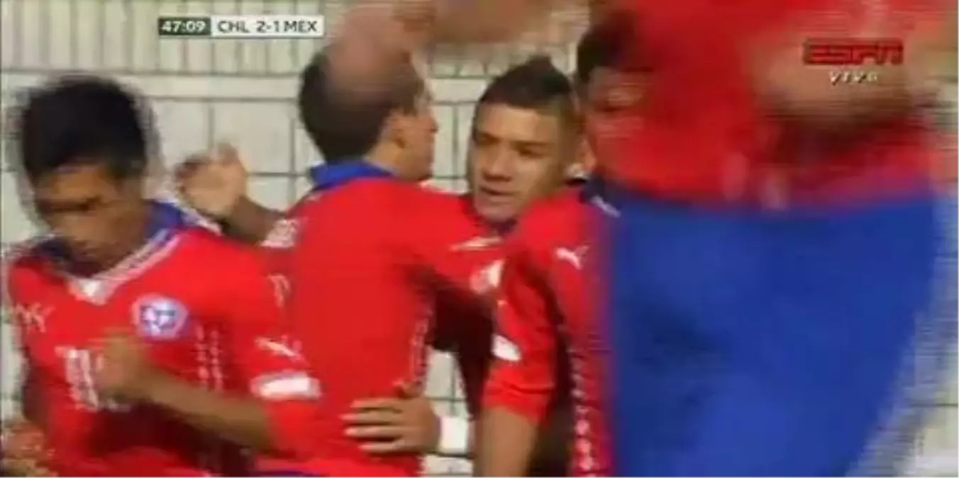 Bravo 2nd Goal Chile Vs Mexico 2 -1 Toulon Tournament U21 27.05.14