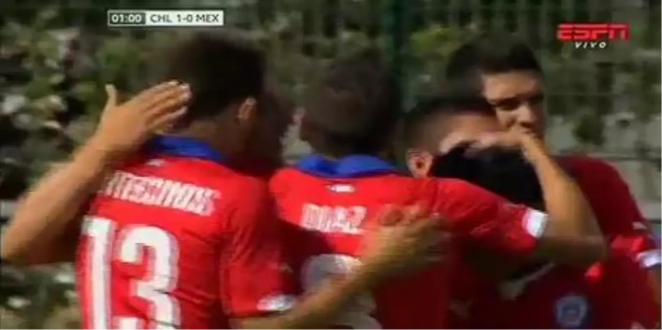 Bravo Goal Chile Vs Mexico 1 -0 Toulon Tournament U21 27.05.14