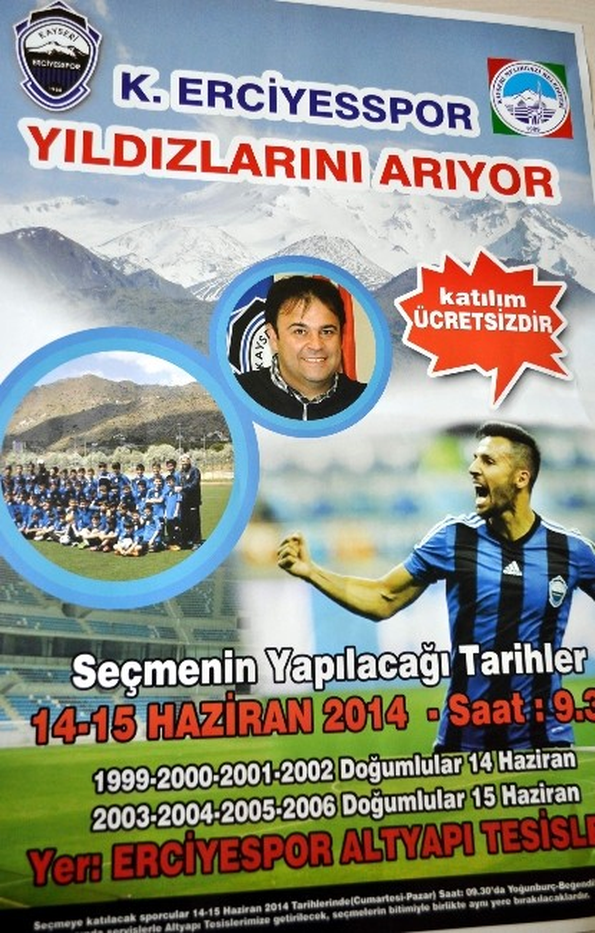 Erciyesspor, Yıldızlarını Arıyor