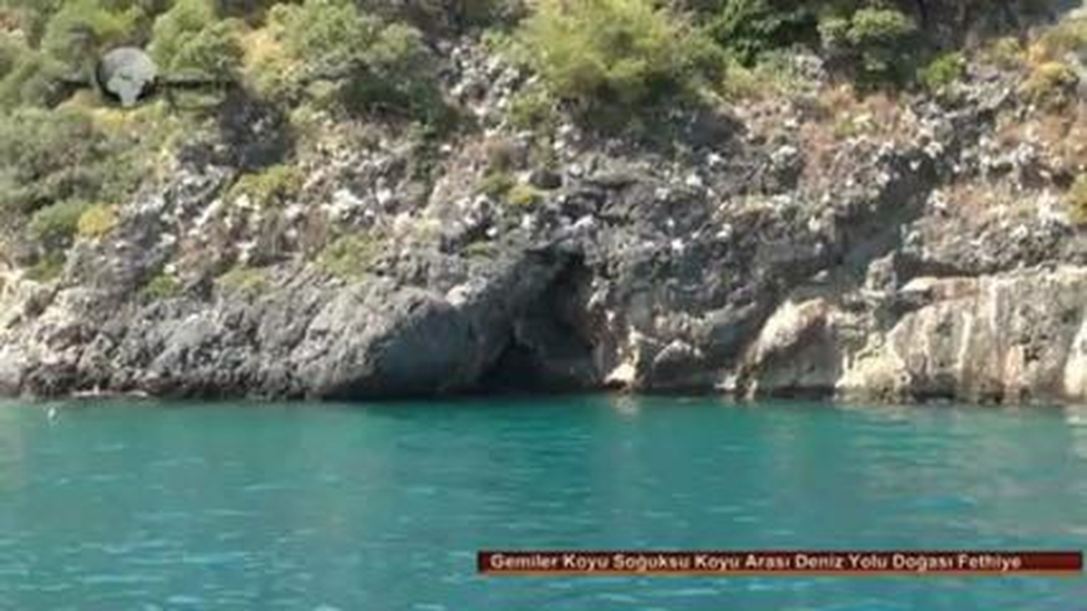 Gemiler Koyu Soğuksu Koyu Arası Deniz Yolu Doğası Fethiye