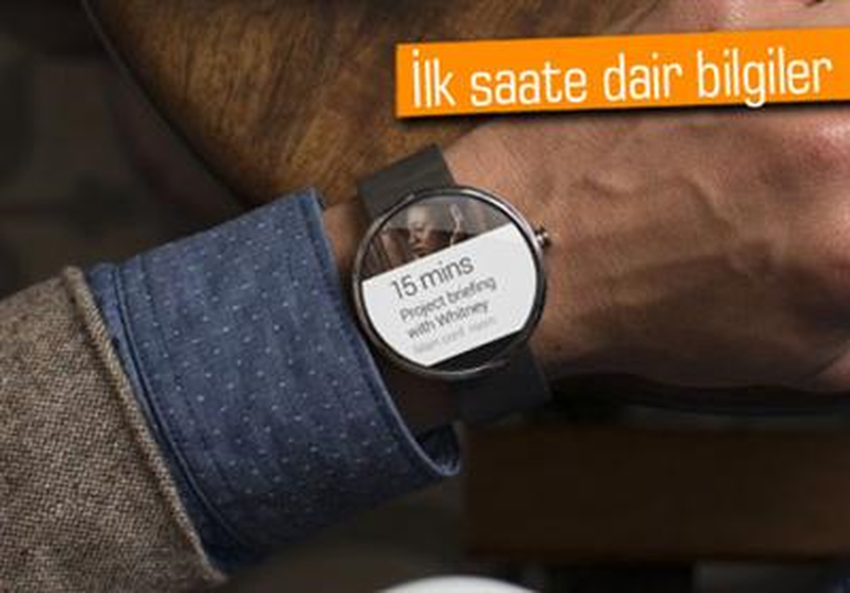 HTC\'nin İlk Akıllı Saati Moto 360\'a Rakip Olabilir