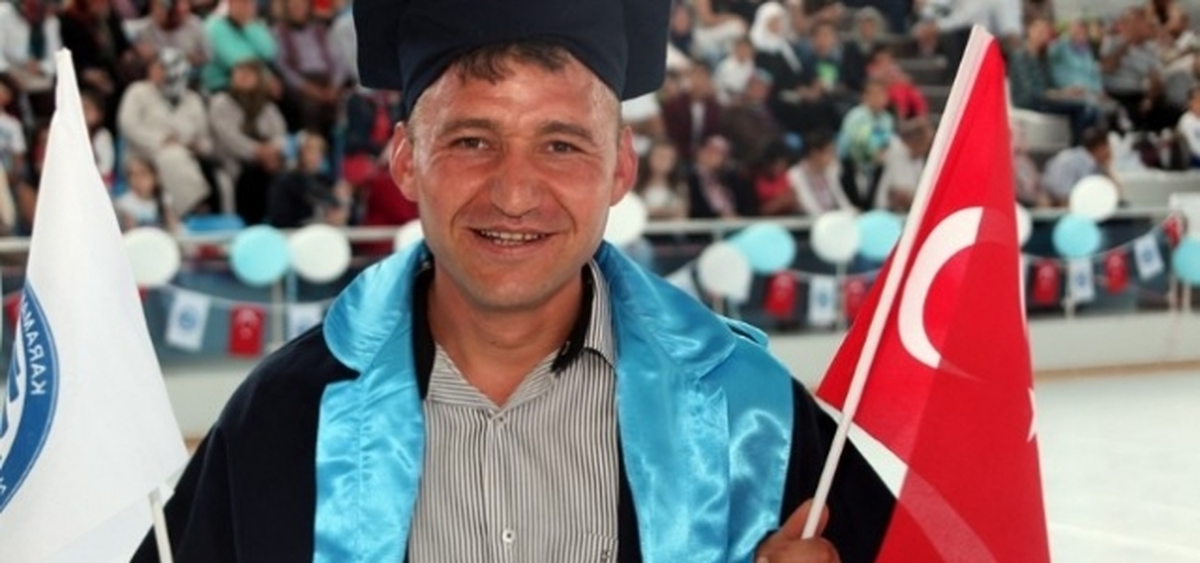 Kader Mahkumunun Mezuniyet Sevinci