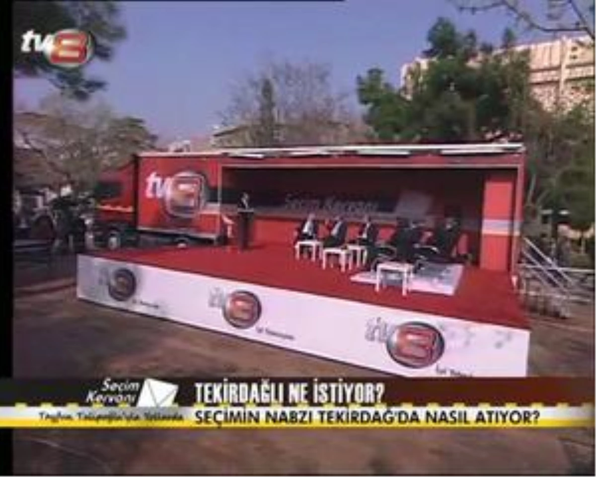 Tv8 Seçim Kervanı Tekirdağ\'da