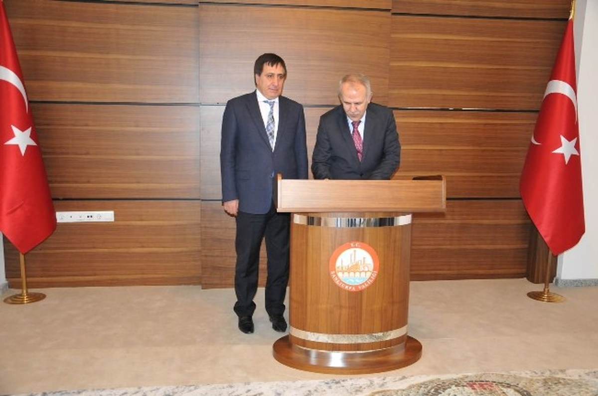 Vali Küçük, Gaziantep Valisini Kabul Etti