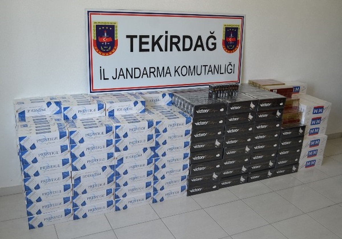 Kapaklı\'da Kaçak Sigara Operasyonu