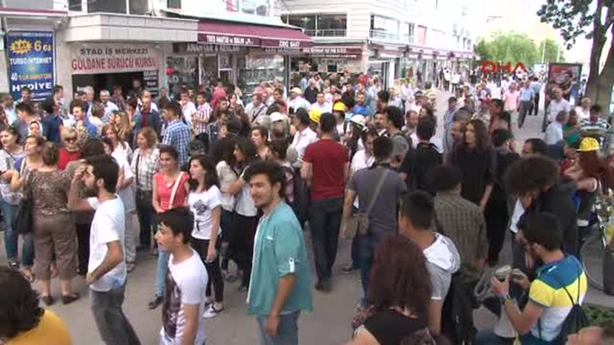 Kayseri\'de Gezi Parkı Yürüyüşü
