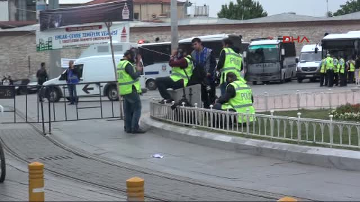 Müdahale Sırasında Taksim Meydanı...