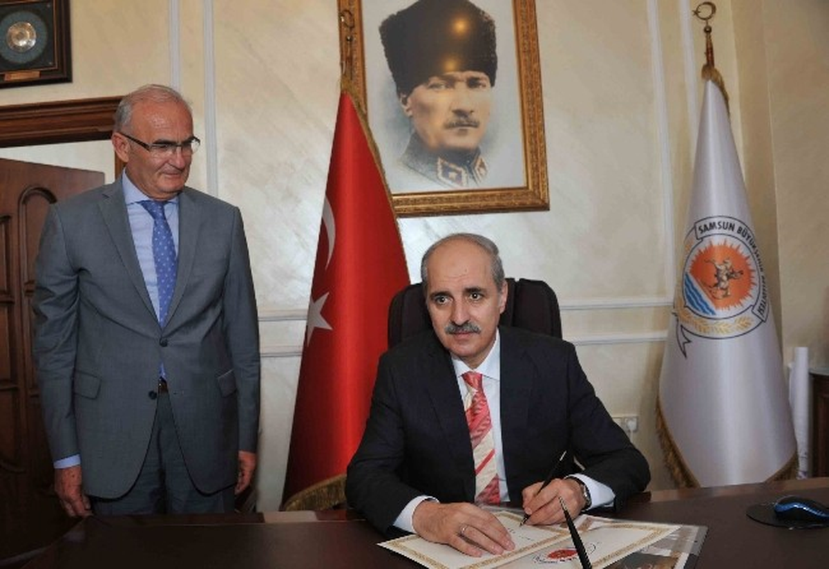 Numan Kurtulmuş, Başkan Yılmaz\'ı Ziyaret Etti