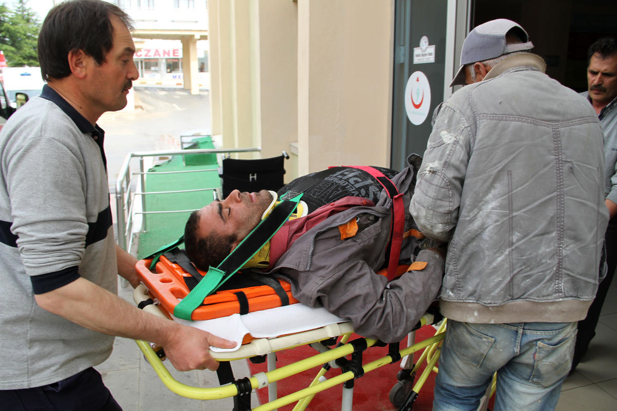 Yht İstasyon İnşaatında İş Kazası: 1 Yaralı