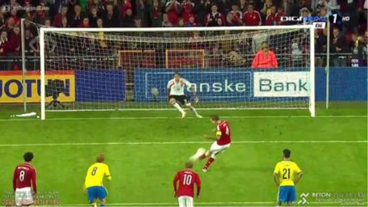 Daniel Agger Goal Denmark Vs Sweden 1 -0 Friendly Match Hd 28.05.14
