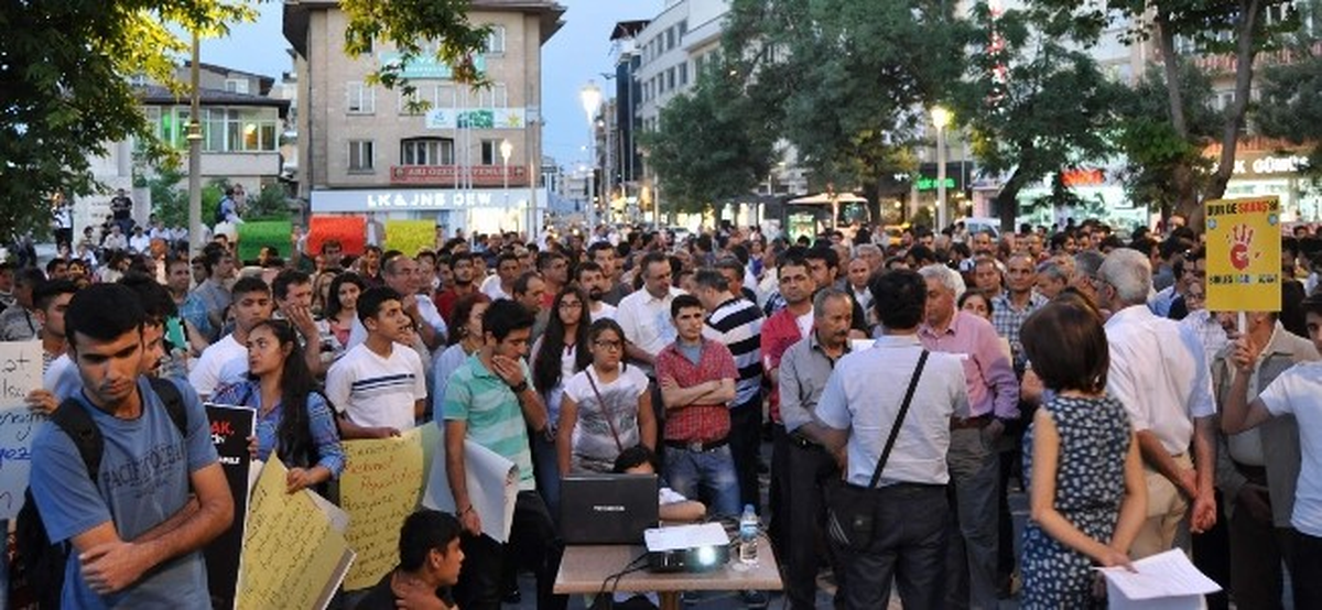 Gaziantep\'te Gezi Parkının Yıldönümü Eylemi