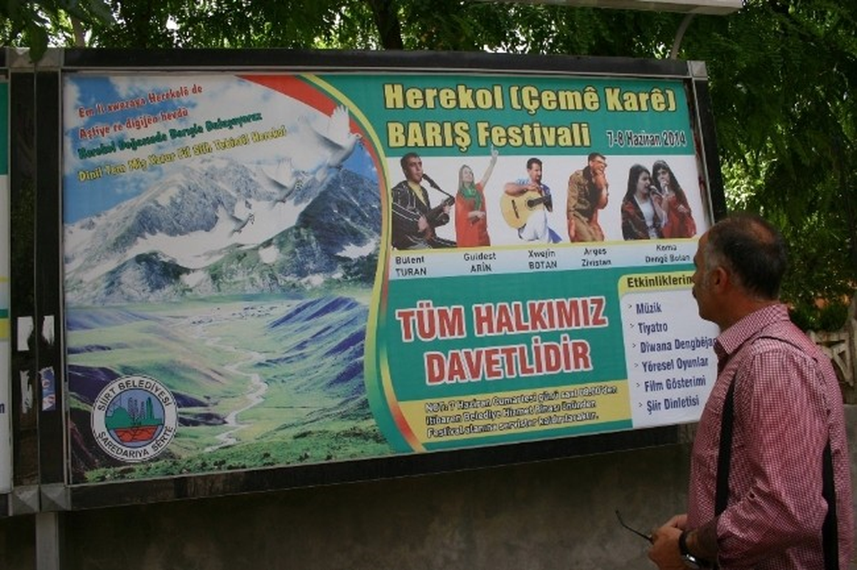 Herekol Dağı\'nda Barış Festivali Hazırlığı