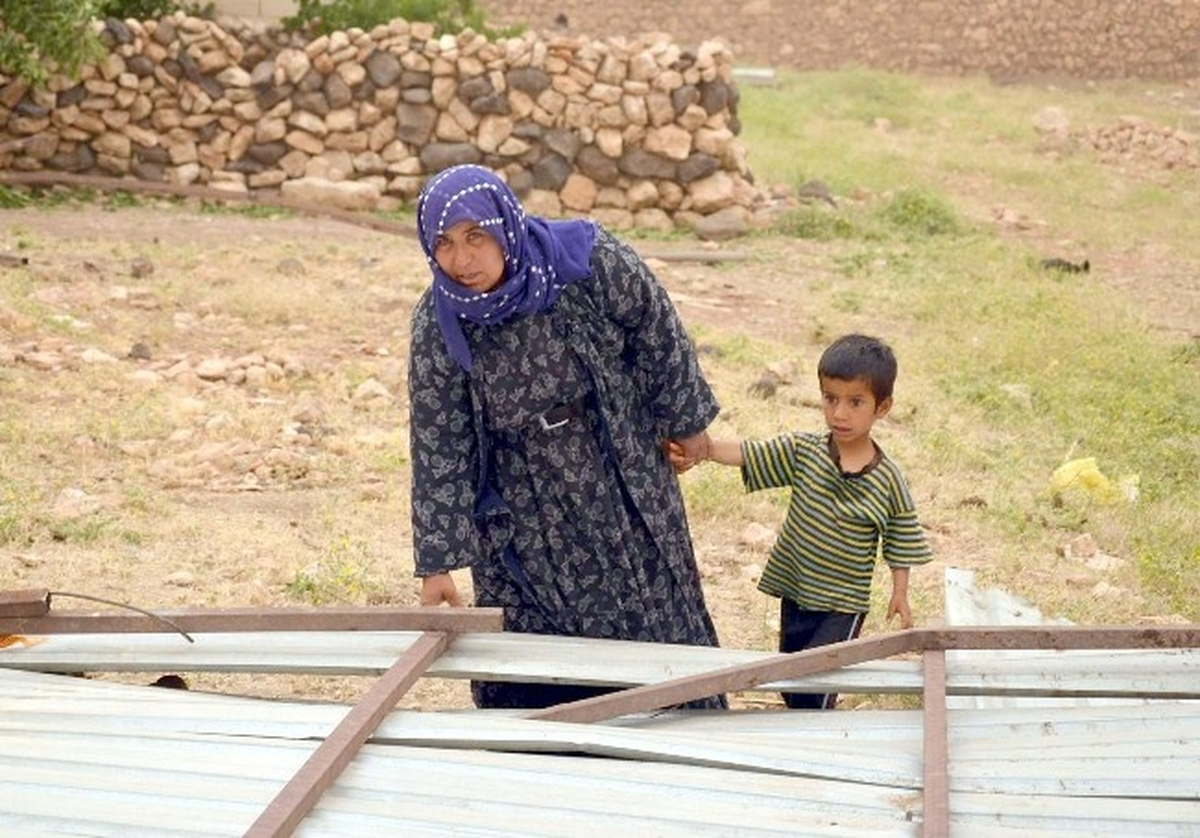 Kazada Eşini Kaybemişti, Kum Fırtınasında da Evini Kaybetti