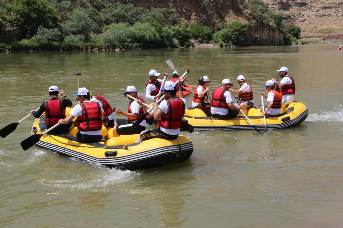 Şırnak\'ta Rafting Keyfi