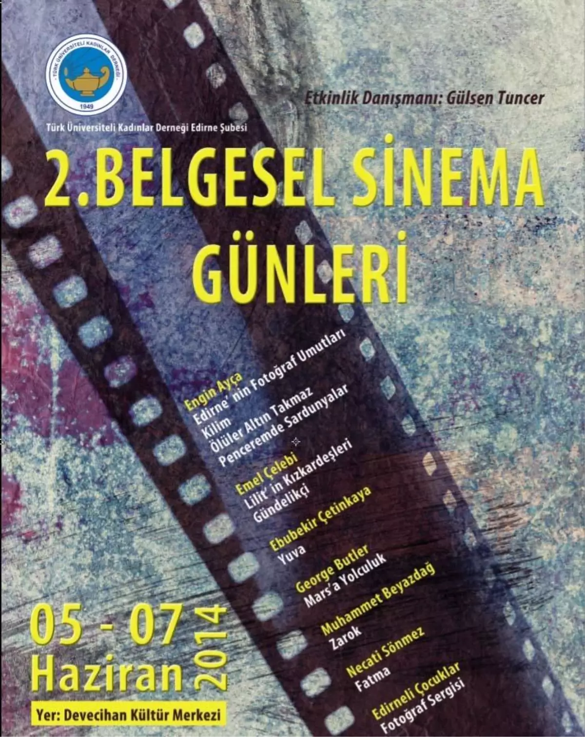 Edirne\'de 2. Belgesel Sinema Günleri Etkinliği Düzenlenecek