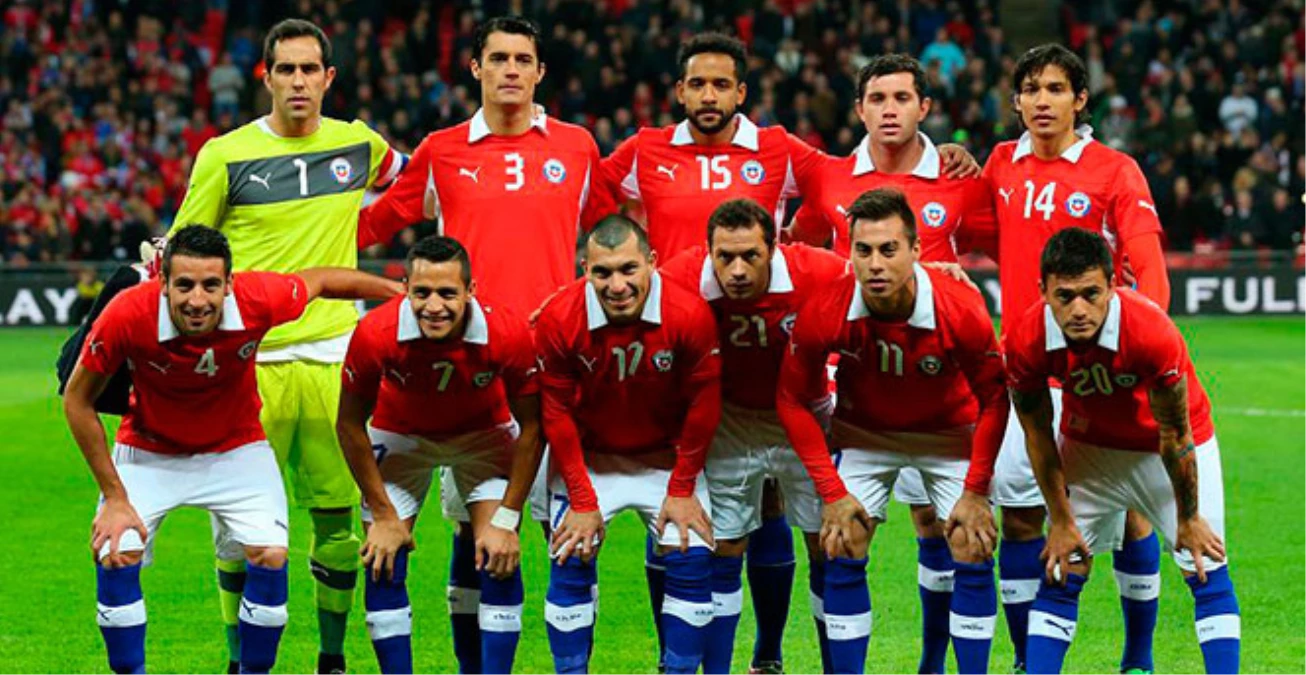Şili Milli Futbol Takımının Kadrosu Belli Oldu