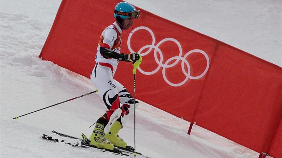 Alp Disiplini Erkekler Slalomda Emre Şimşek İlk Yarışı Tamamlayamadı