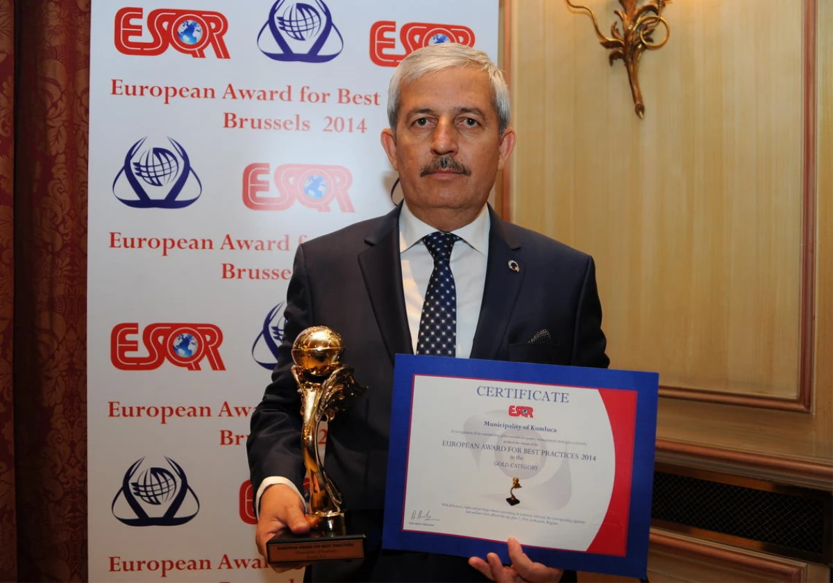 Kumluca Belediyesi\'ne En İyi Kalite Uygulamaları 2014 Ödülü