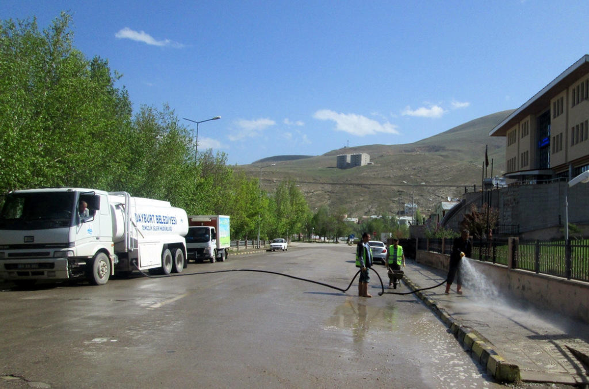 Bayburt Belediyesinin Temizlik Çalışmaları