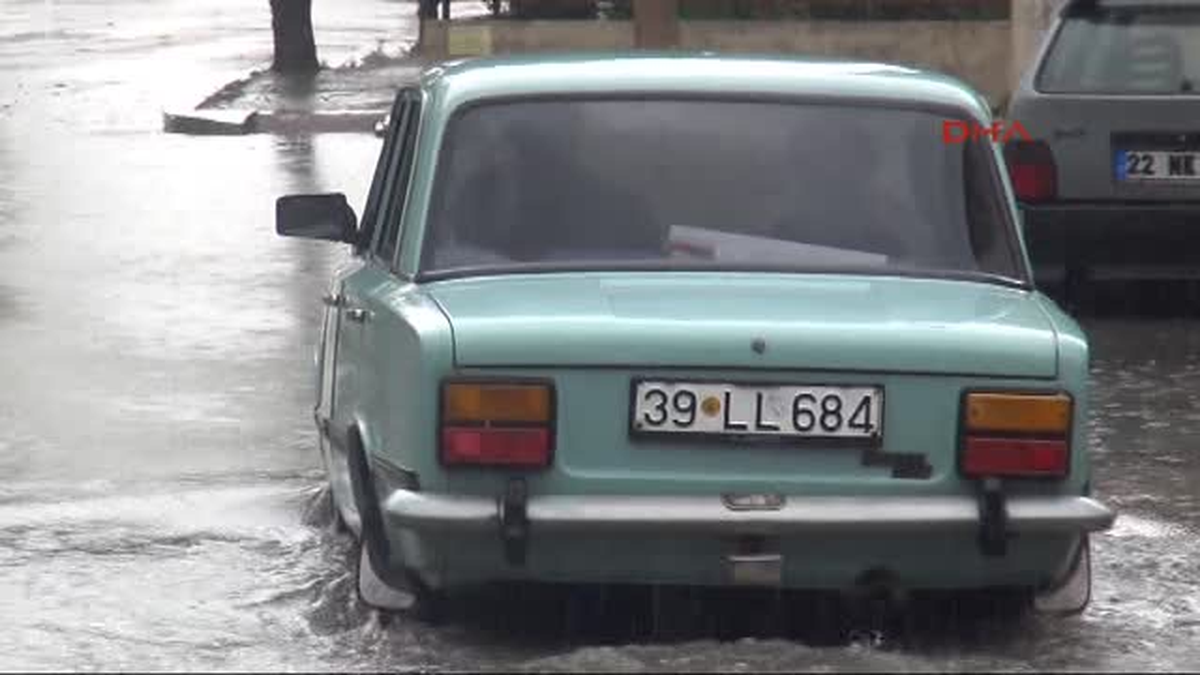 Edirne\'de Yağmur Etkili Oldu