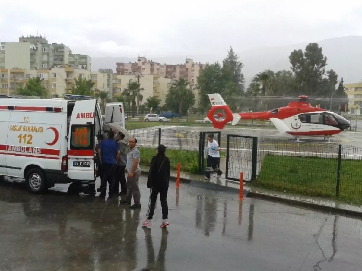 Hava Ambulansı Yağmur Çamur Dinlemedi