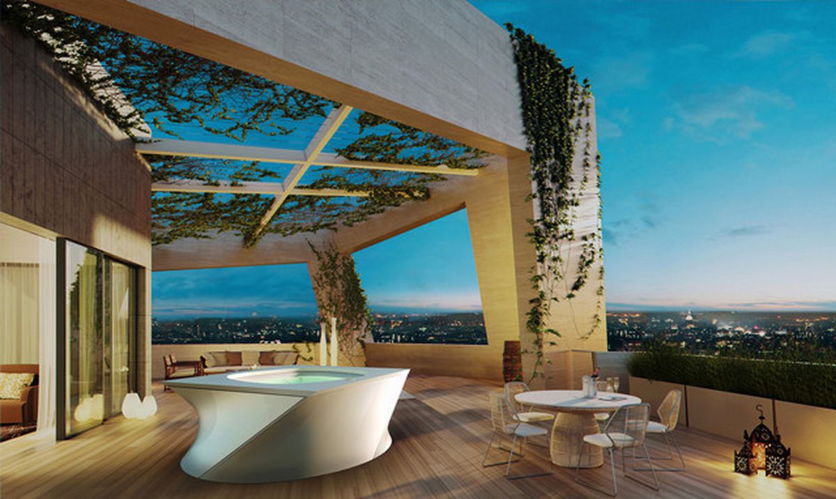 Hidromasajlı Küvette Libeskind İmzası: Flow
