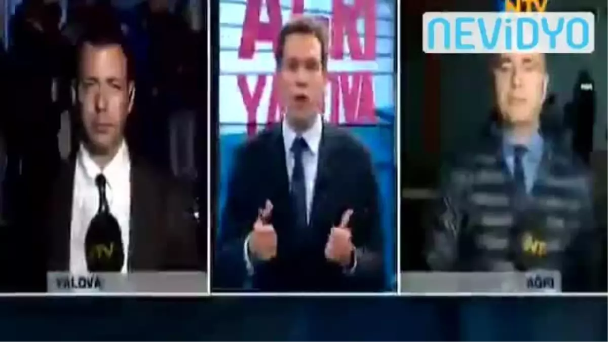 Ntv Muhabiri Kendisine Söz Verilmeyince Sinirlendi