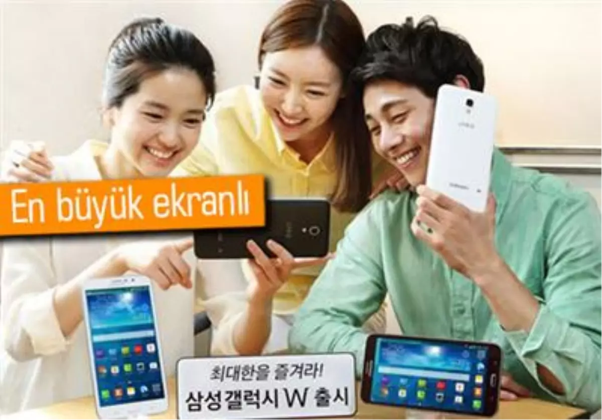 Samsung, 7 İnçlik Akıllı Telefonu Galaxy W\'yi Duyurdu