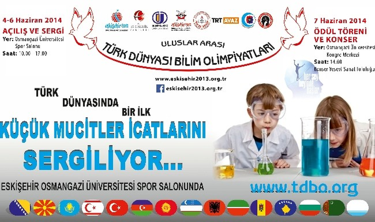 Türk Dünyası Bilim Olimpiyatları Eskişehir\'de Başlıyor