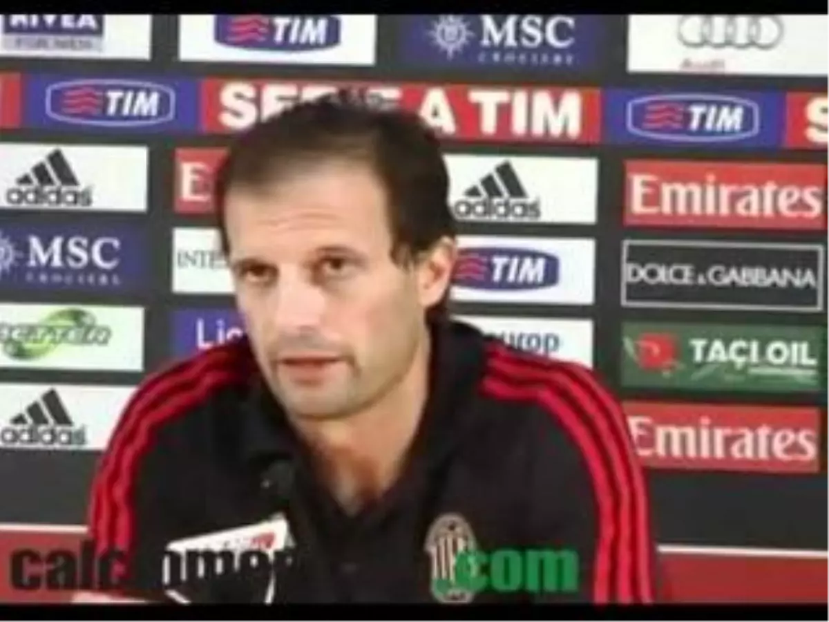 Vıdeo Allegri: \'Mercato? Bravo Berlusconi\'