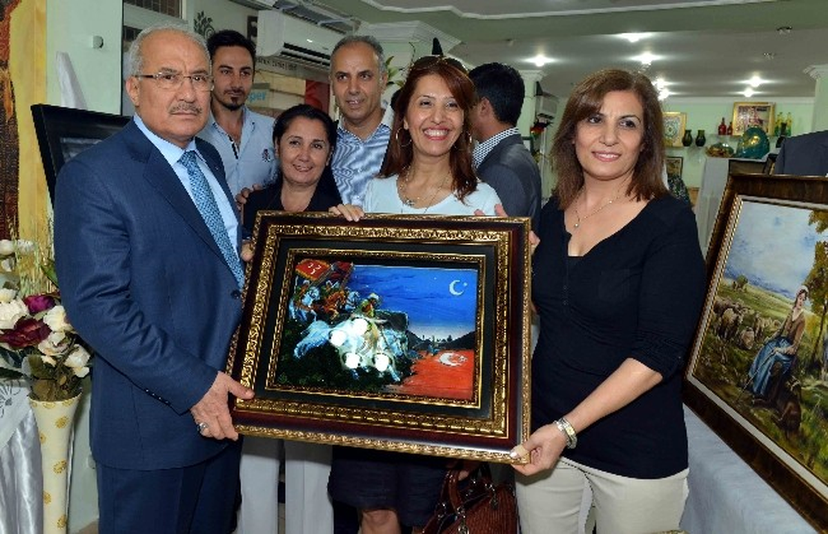 Kocamaz, Meslek Kursu Sergisini Ziyaret Etti