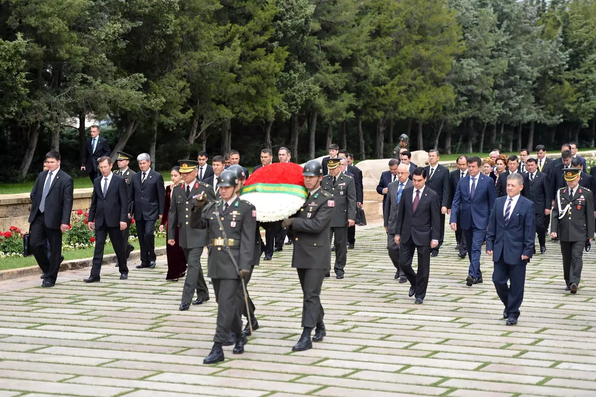 Türkmenistan Devlet Başkanı Berdimuhamedov Ankara\'da