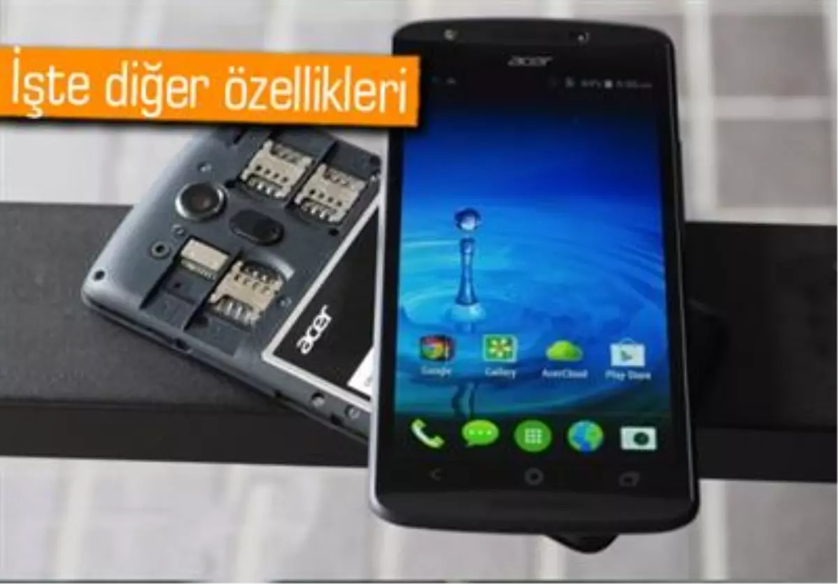 Acer\'den 3 Sım\'li Telefon