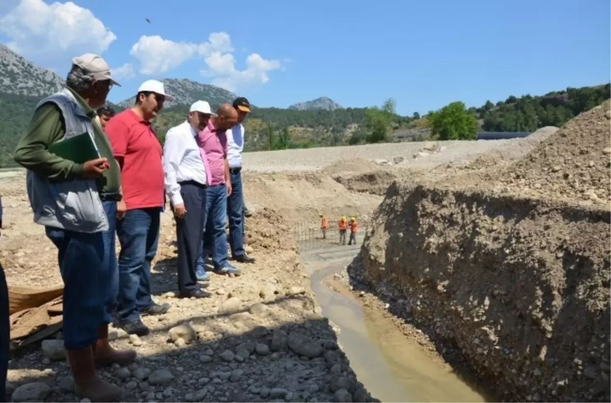 Antalya İçmesuyu İnşaatı Devam Ediyor