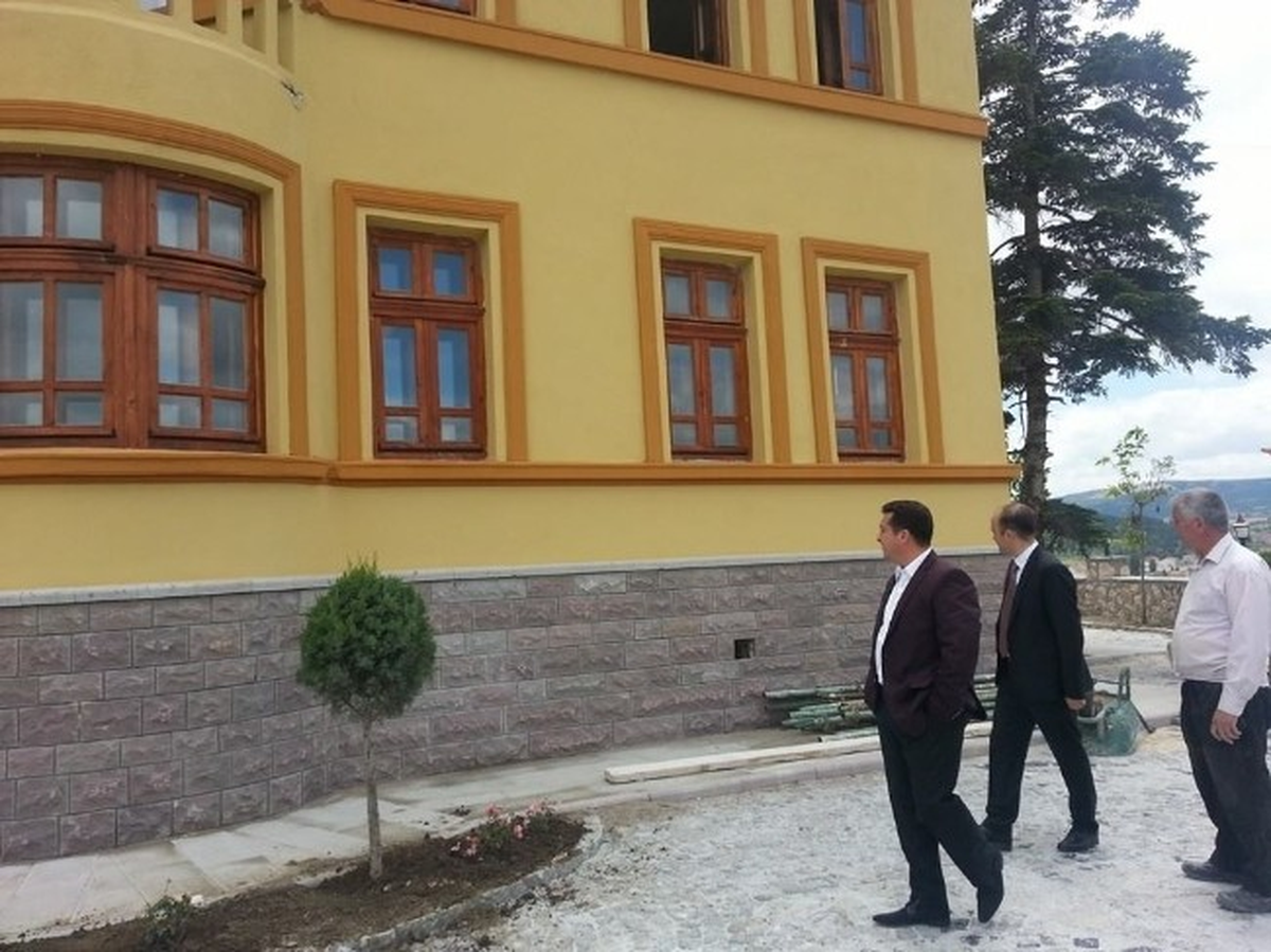 Albay İbrahim Çolak Köşkü\'nde Restorasyon Çalışmaları