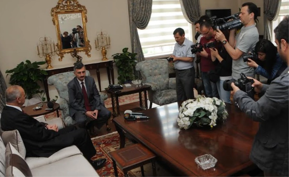 Başkan Ergün\'den Vali Bektaş\'a Hayırlı Olsun Ziyareti